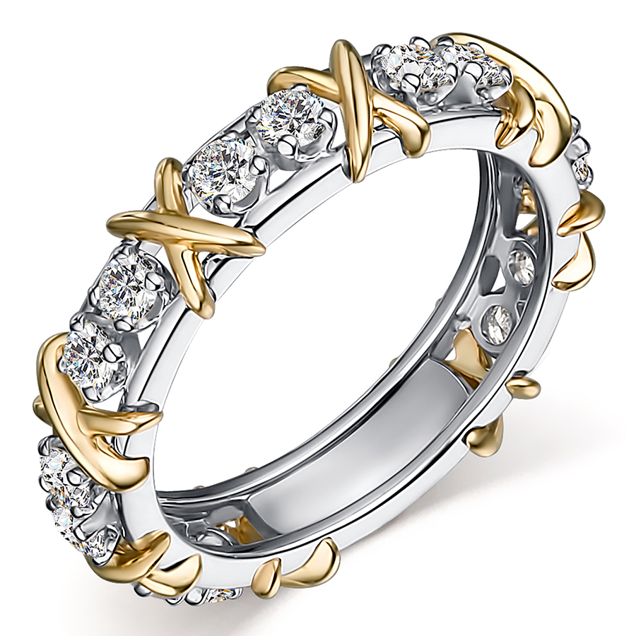 Кольцо, золото, бриллиант, желтый, 14278-Л00